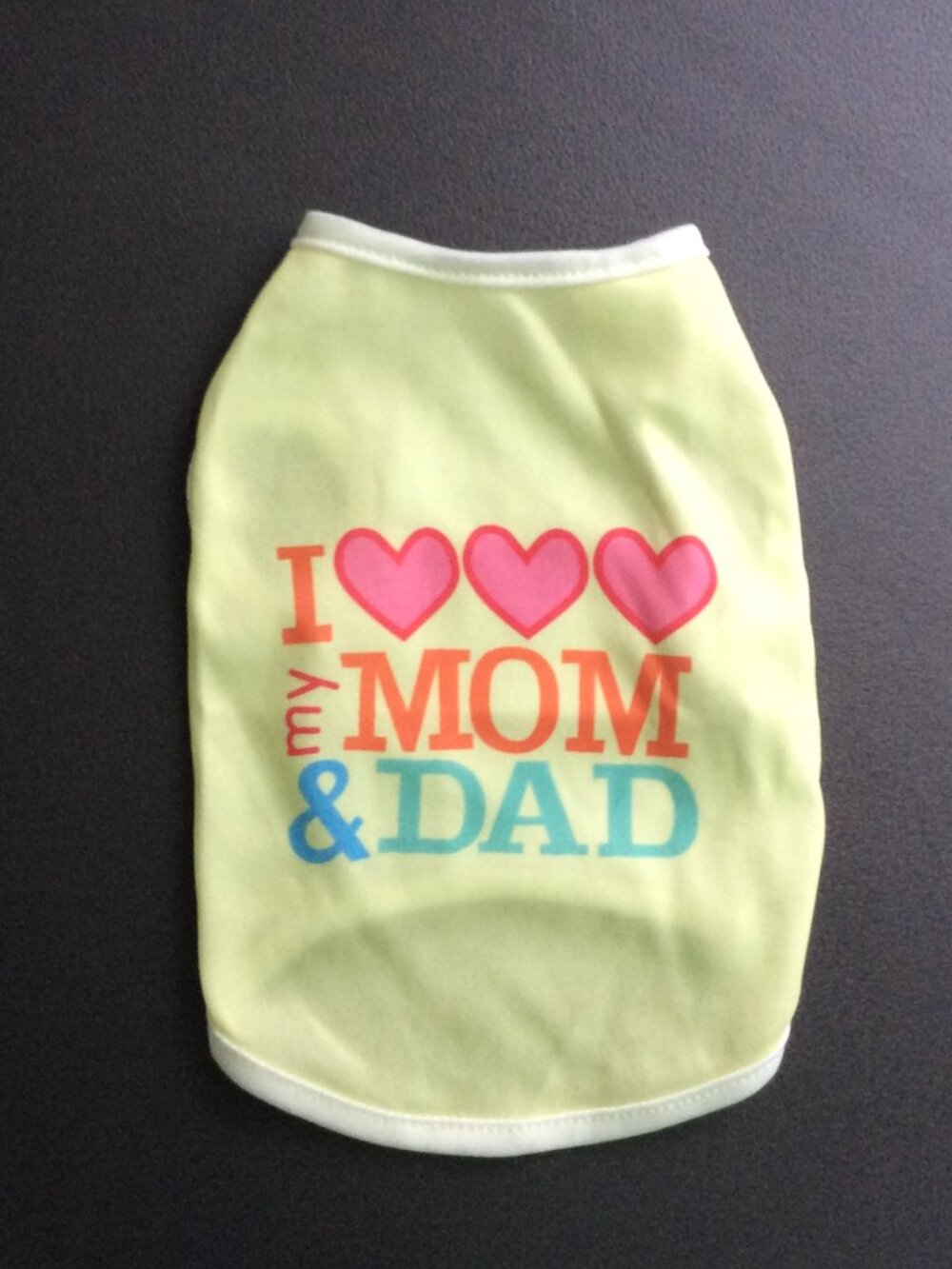 "I 🩷🩷🩷 my MOM & DAD" Pet Vest